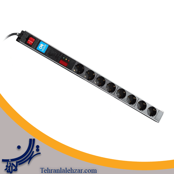 رک مونت محافظ 8 خانه با کابل پارت الکتریک