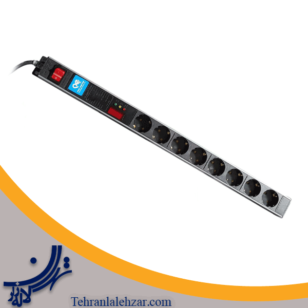 رک مونت محافظ 8 خانه دیجیتالی با کابل پارت الکتریک