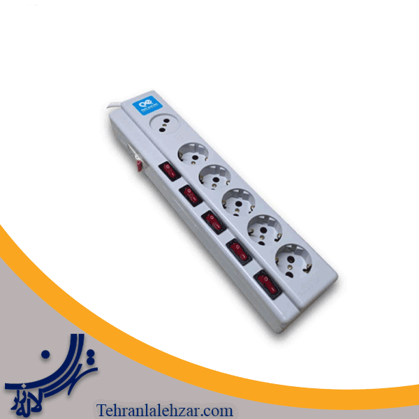 چندخانه فیوزدار ۵+۱ با کابل پارت الکتریک