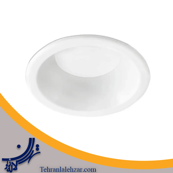 چراغ توکار گرد 23 وات برش 20 سانتی‌متر دانلایت مازی نور مدل آریانا کامفورت